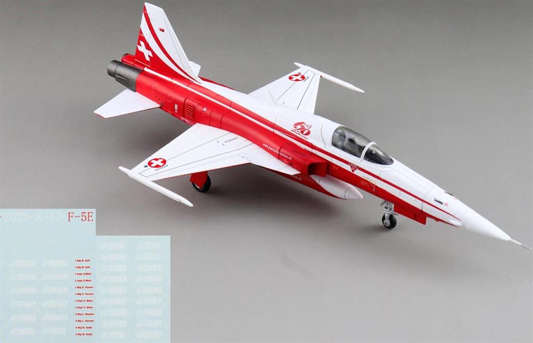 Hobby Master 1/72 HA3373 Northrop F-5E Tiger II Patrouille Suisse 60th Anniversary 2024