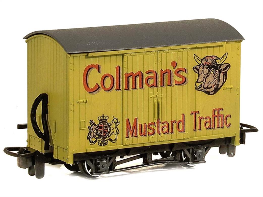 Peco OO9 GR-900 OO-9 Box Van. Colmans Mustard