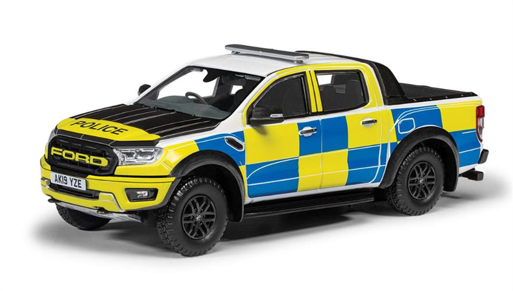 Corgi 1/43 VA15202 Ford Ranger Raptor Police Demonstrator Model