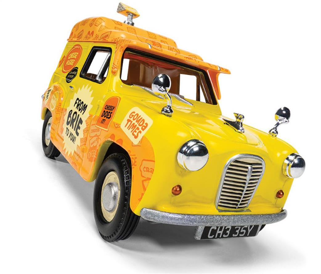 Corgi 1/43 CC80506 Wallace & Gromit Austin A35 Van  Cheese Please! Delivery Van