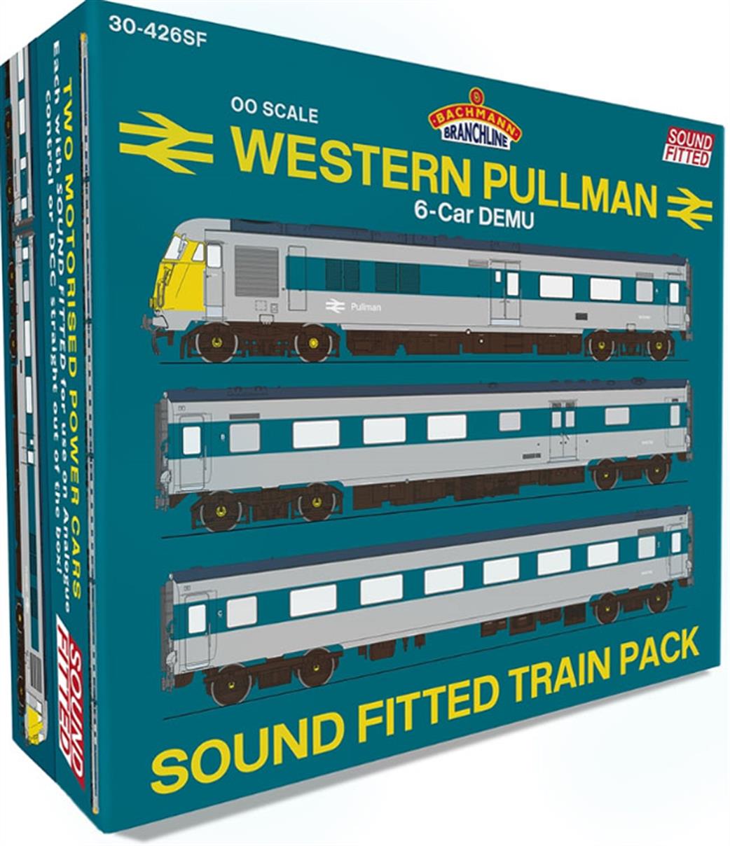 Bachmann OO Gauge 30-426SF BR Western Pullman 6-Car DEMU SOUND FITTED Train Pack