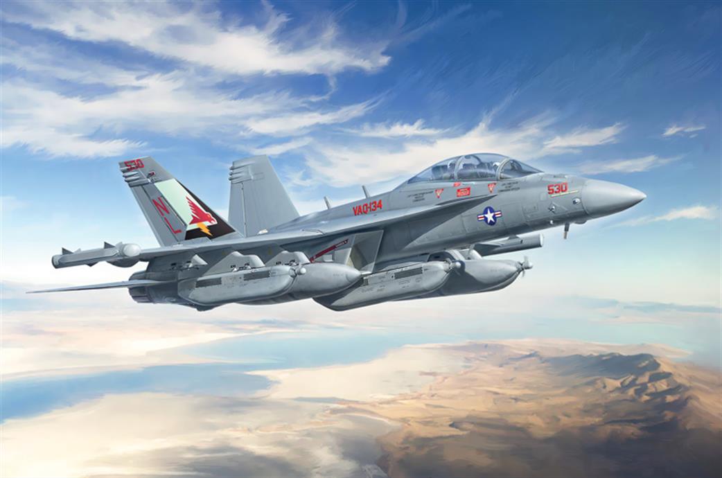 Italeri 1/48 2824 EA-18G Growler carrier-based electronic warfare aircraft