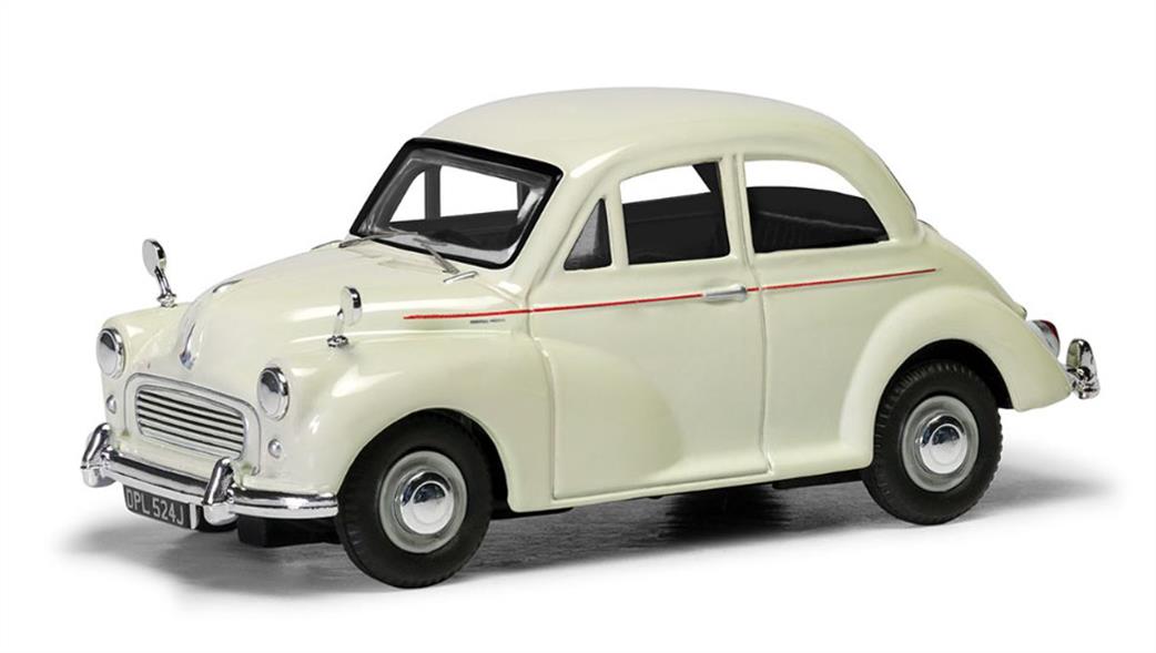 Corgi 1/43 VA05811 Vanguard Morris Minor 1000 Snowberry White Diecast Car Model