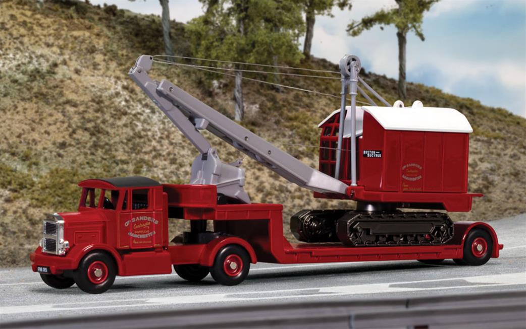 Corgi 1/76 DGS00002 Lledo Scammell Low Loader & RB19 Drag Shovel George Sanders