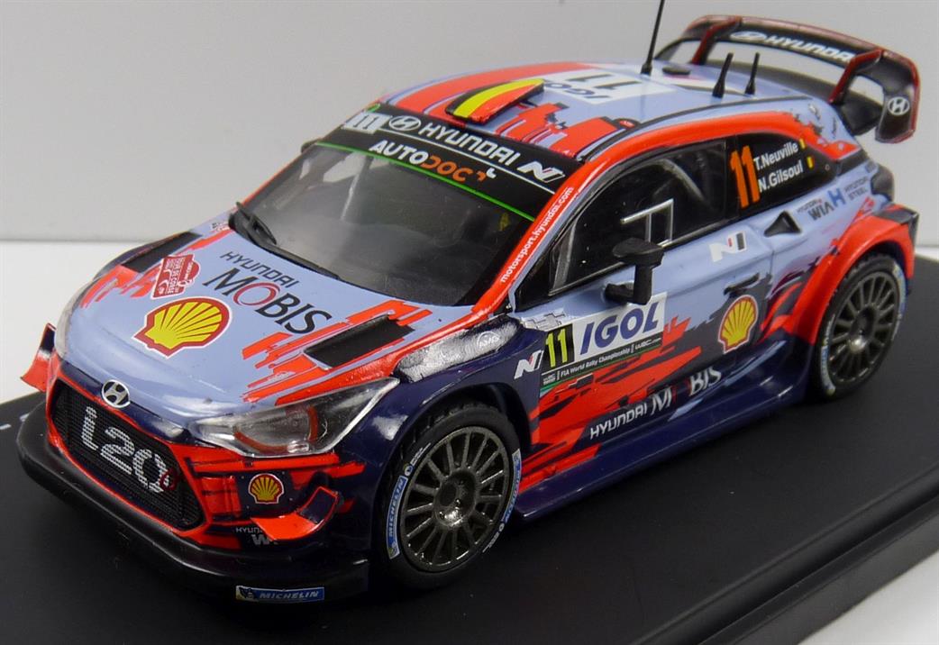 MAG 1/43 MAG PB02 Hyundai I20 Coupe 2019 Neuville #11 Rally Collection