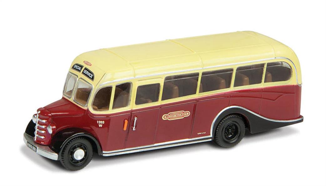 Oxford Diecast 1/120 120OB001 Bedford OB Coach British Railways