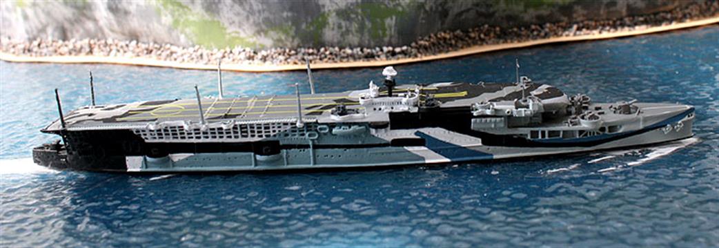 WDS 1/1250 WDS K Liz 0112aT HMS Furious RN Aircraft Carrier in 1943 camouflage