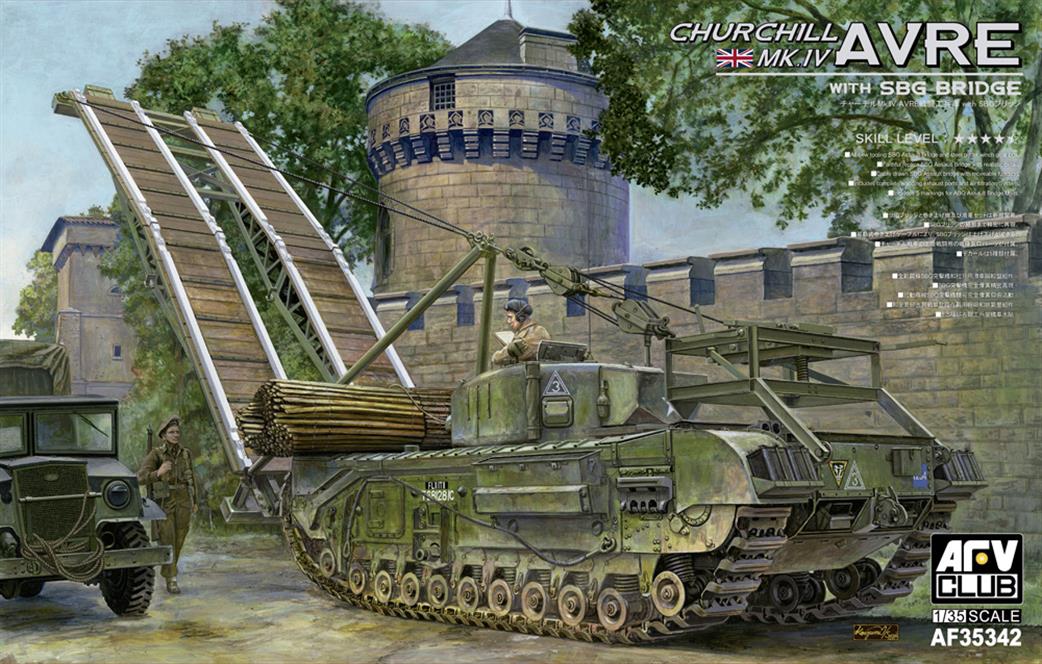 AFV Club 1/35 AF35342 Churchill MKIV Avre with SBS Bridge Kit