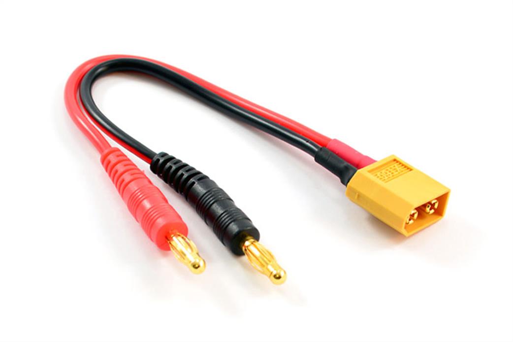 Etronix ET0264 XT60 Charge Lead To 4mm Plugs