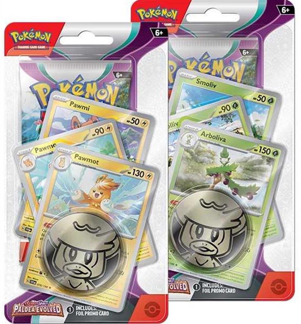 Nintendo  185-85361 Pokemon S&V Paldea Evolved Premium Checklane Blister