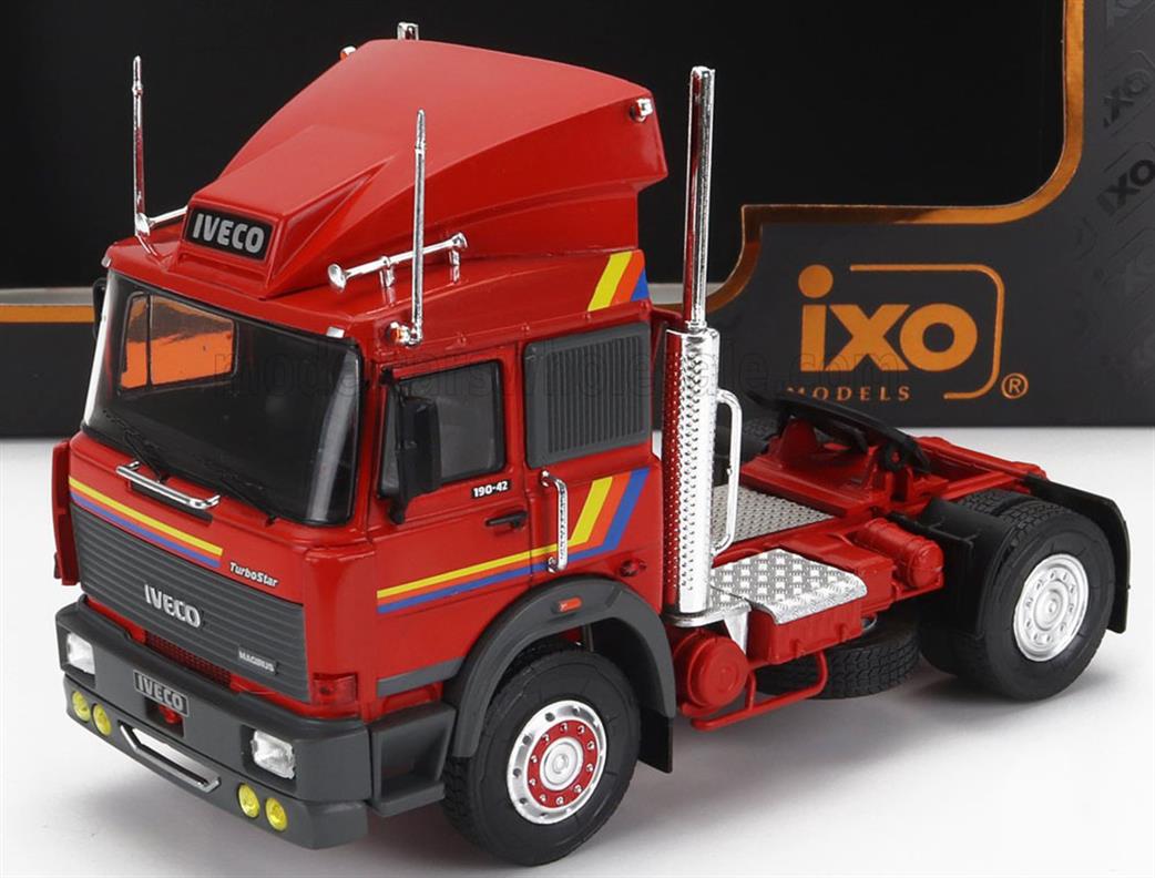 IXO 1/43 TR162 Iveco Turbostar 1938 Special Red 1984 Diecast Model