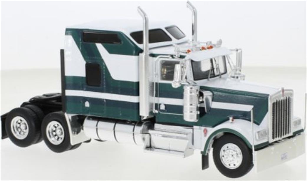 IXO 1/43 TR164 Kenworth W900 White/Green 1990 Big Sleeper Diecast Model