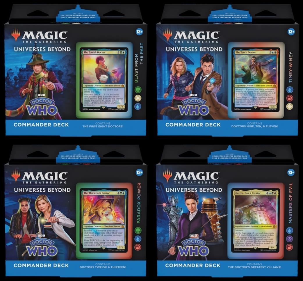 Wizards  D23630001 MTG Universes Beyond Doctor Who Commander Deck