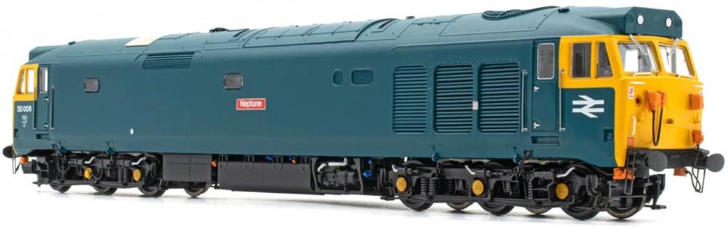 Accurascale OO ACC2210 BR 50006 Neptune EE Class 50 Diesel Locomotive BR Rail Blue Refurbished