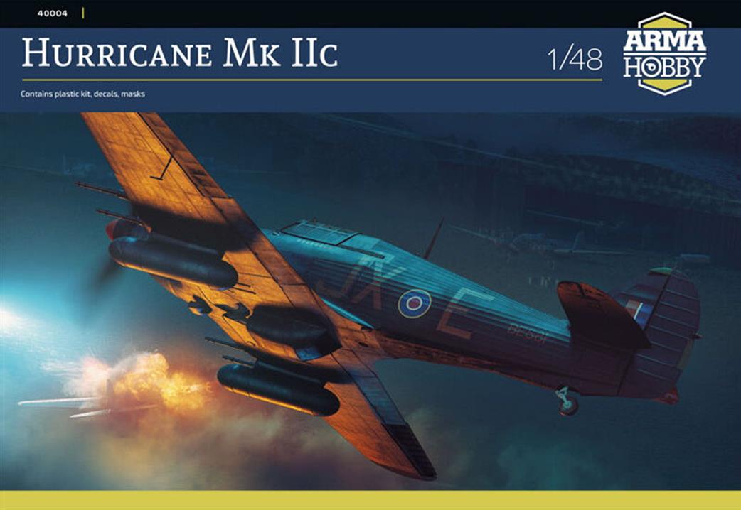 Arma Hobby 1/48 40004 Hurricane MK IIC British RAF Fighter WW2 Plastic Kit