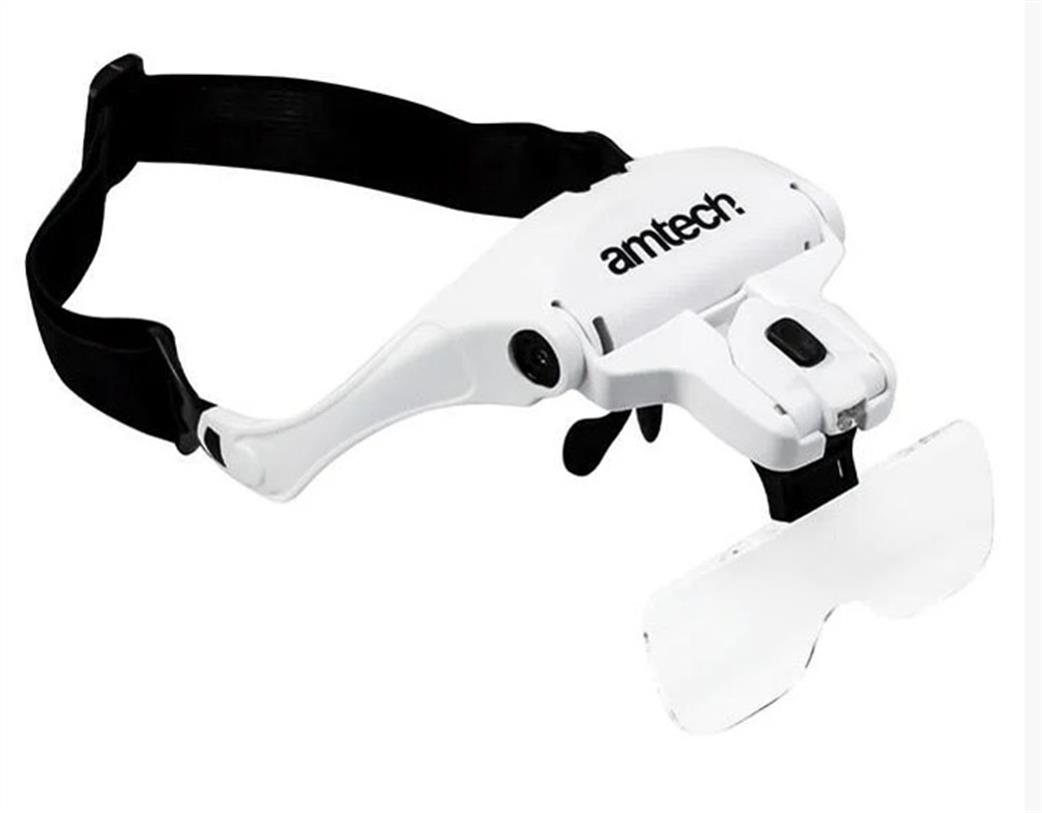 Am-Tech  S2912 Head Band Magnifier Multi Lens w/LED