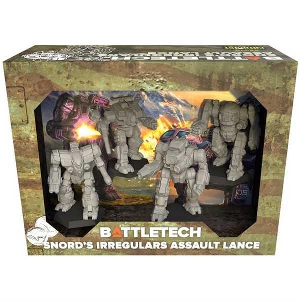 Catalyst Games Labs  CAT35770 Battletech Snord's Irregulars Assault Lance