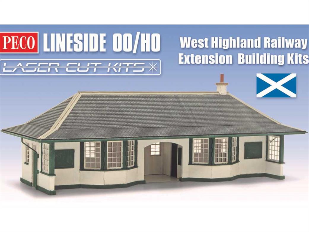 Peco OO LK-203 Station Building West Highland Line Extension Laser Cut Wood Kit