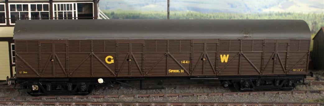 Preowned O Gauge WAGON62 Ian Kirk Kit Built GWR Siphon H 1441