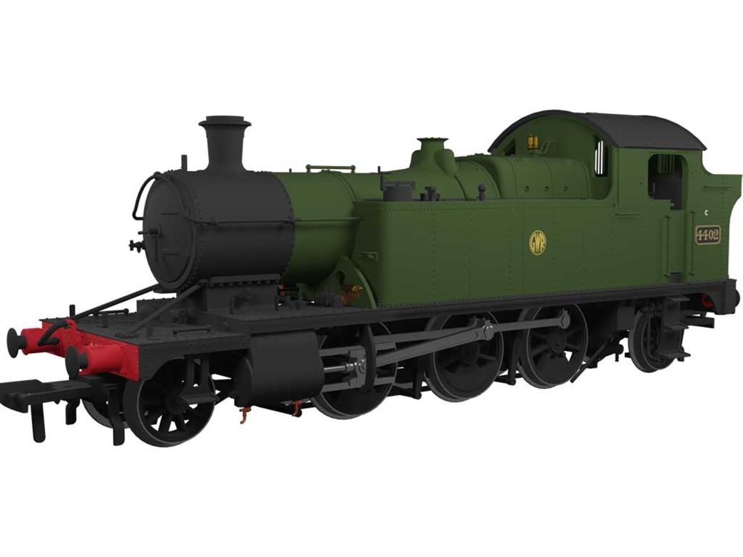 Rapido Trains OO 951003 GWR 4402 Churchward 44xx Class Small Prairie 2-6-2T Green Shirtbutton Monogram