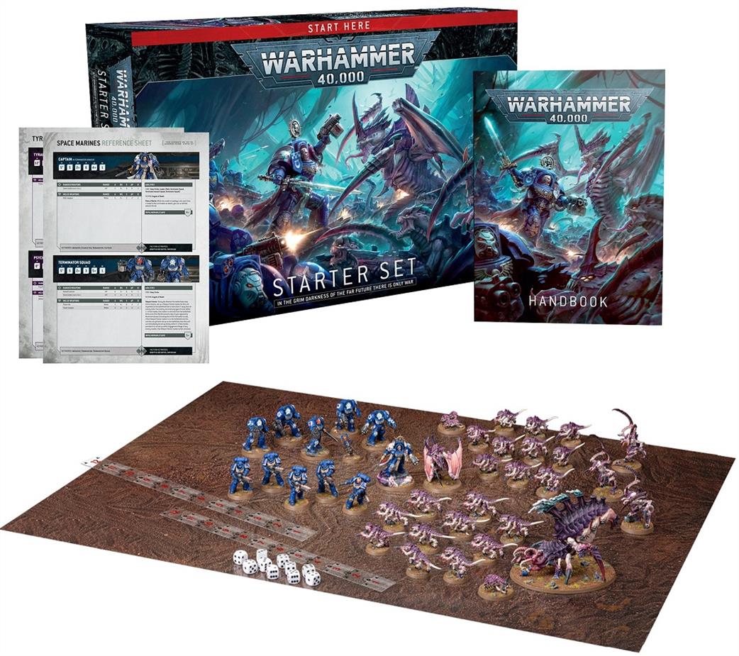 Games Workshop 28mm 40-03 Warhammer 40k: Starter Set (10th Ed)