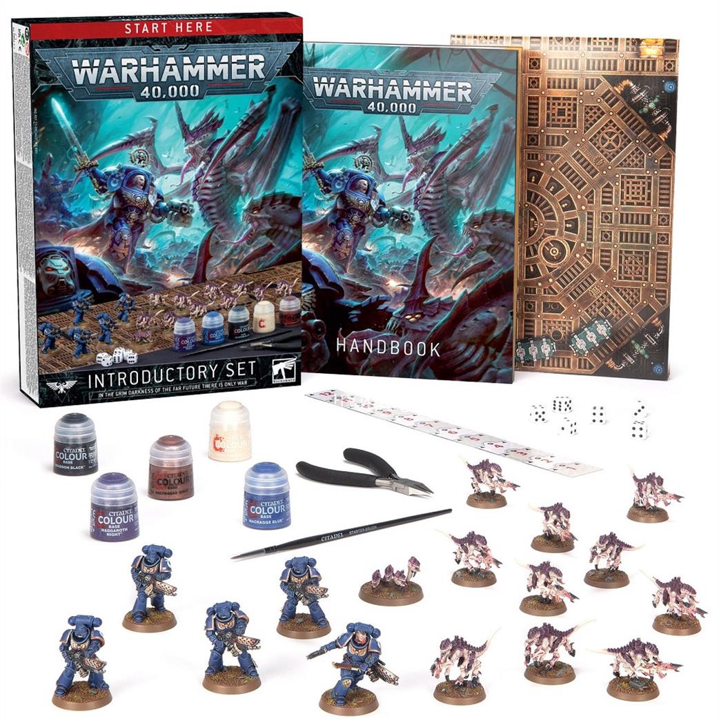 Games Workshop 28mm 40-04 Warhammer 40k: Introductory Set 10th Edition