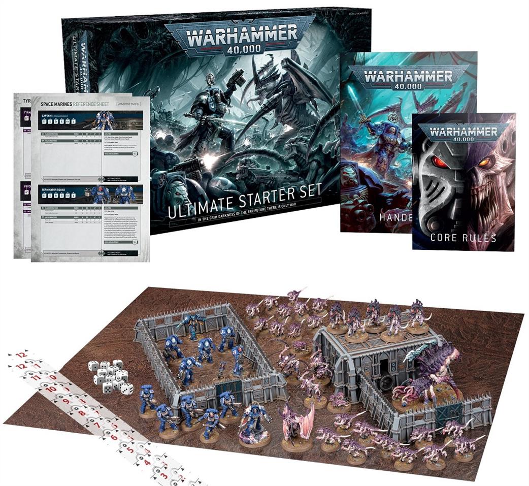 Games Workshop 28mm 40-05 Warhammer 40k: Ultimate Starter Set (10th Ed)