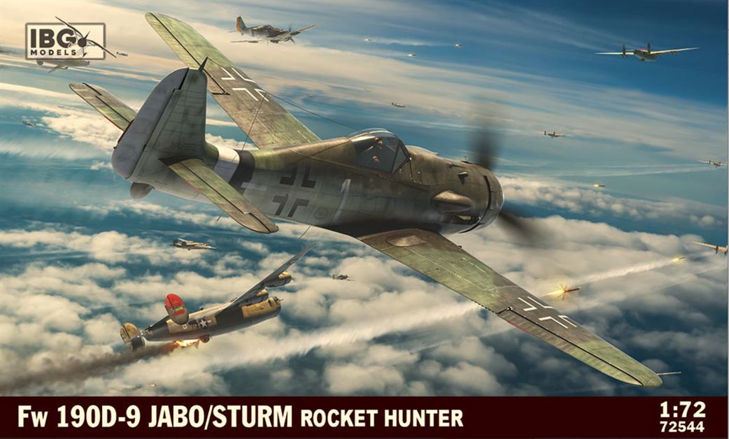 IBG Models 1/72 72544 Fw 190D-9 JABO/STURM Plastic Kit