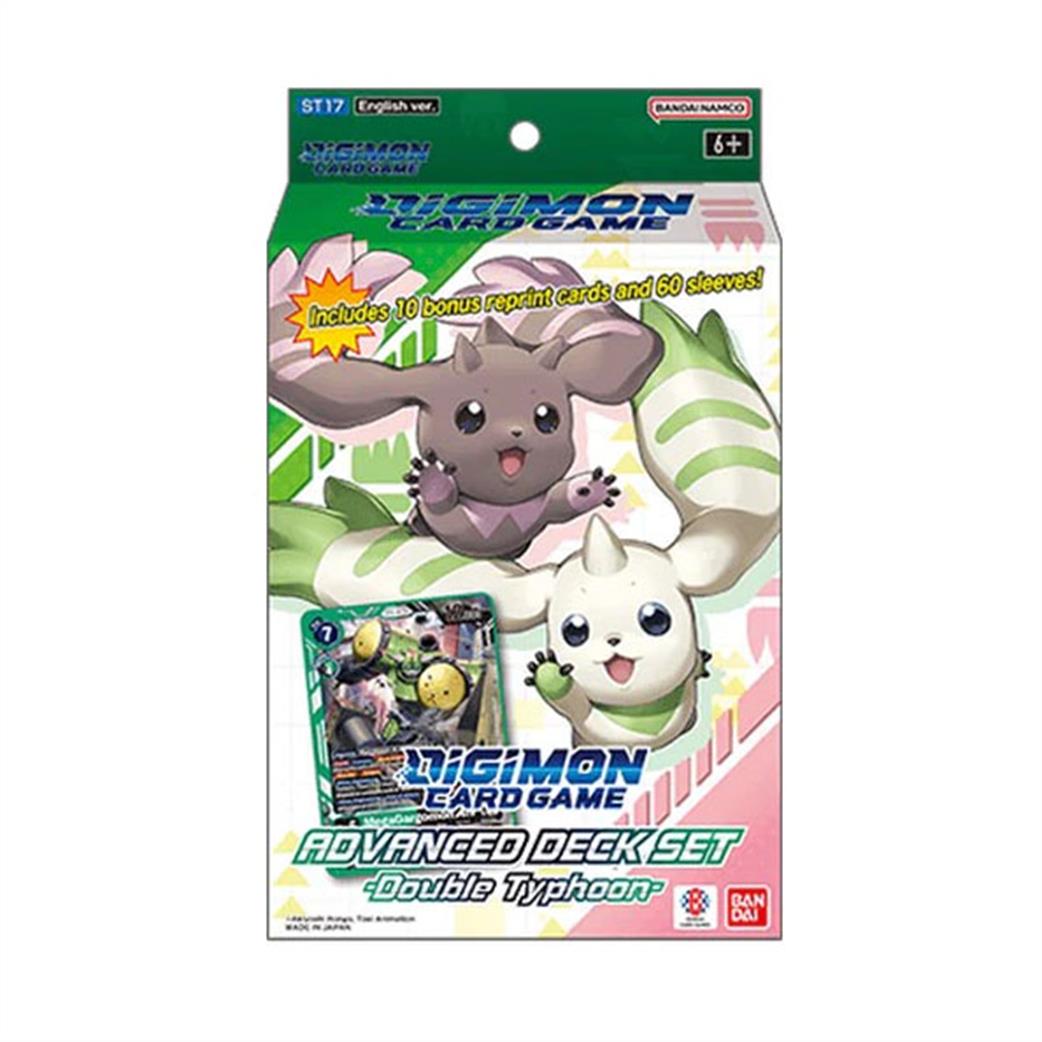 Bandai  ST-17 Digimon Advanced Double Typhoon Deck Set