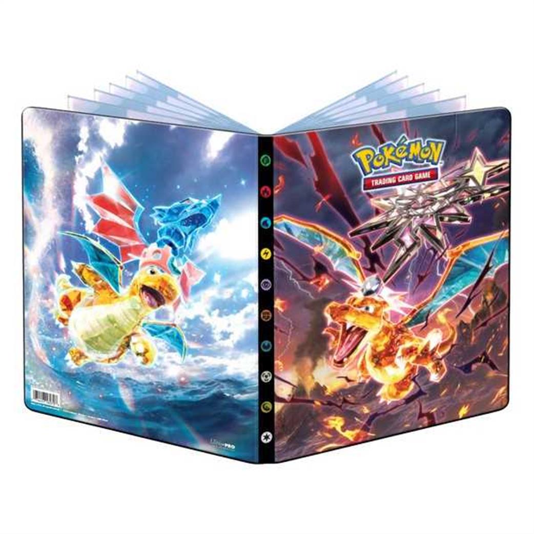 Ultra Pro  16070 Pokemon S&V Obsidian Flames 9 Pocket Portfolio