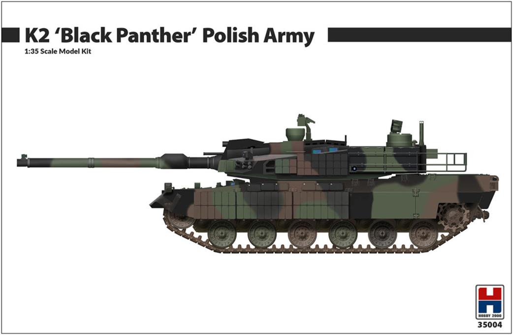 Hobby 2000 1/35 35004 K2 Black Panther Polish Army main Battle Tank Kit