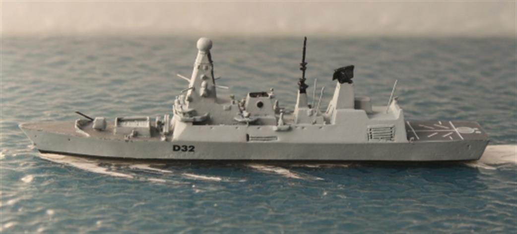 Albatros 1/1250 Alk306-1 HMS Daring D32 RN Type 45 Daring Class Destroyer Waterline Model