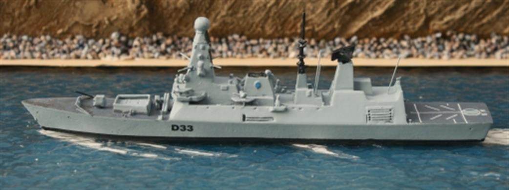 Albatros 1/1250 Alk306A-1 HMS Dauntless D33 Destroyer Waterline Model