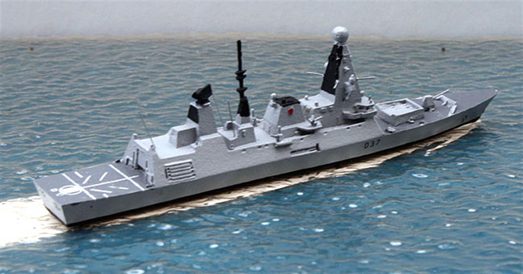 Albatros 1/1250 Alk306E-1 HMS Duncan D37 Type 45 RN Destroyer 2023 Waterline Model