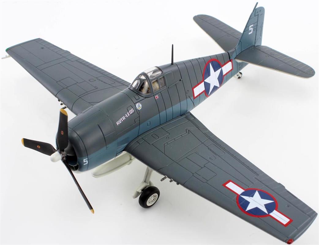 Hobby Master 1/72 HA1118 Grumman F6F-3  Hellcat White 5 Lt Oscar Chenoworth