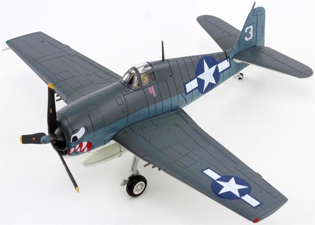 Hobby Master 1/72 HA1119 Grumman F6F-3 Hellcat White 3 Ens Gordon Arthur Stanley USS Princeton