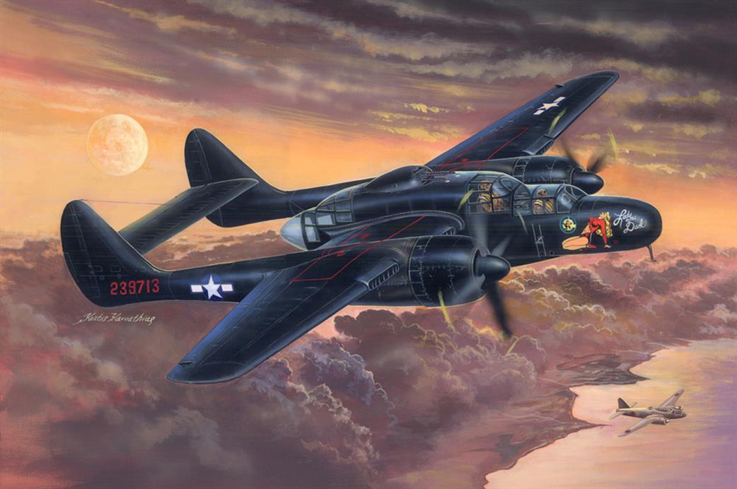 Hobbyboss 1/32 83209 P-61B Black Widow USAF WW2 Night Fighter Kit