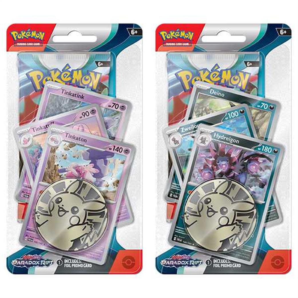 Nintendo  187-85411 Pokemon S&V Paradox Rift Premium Checklane Blister