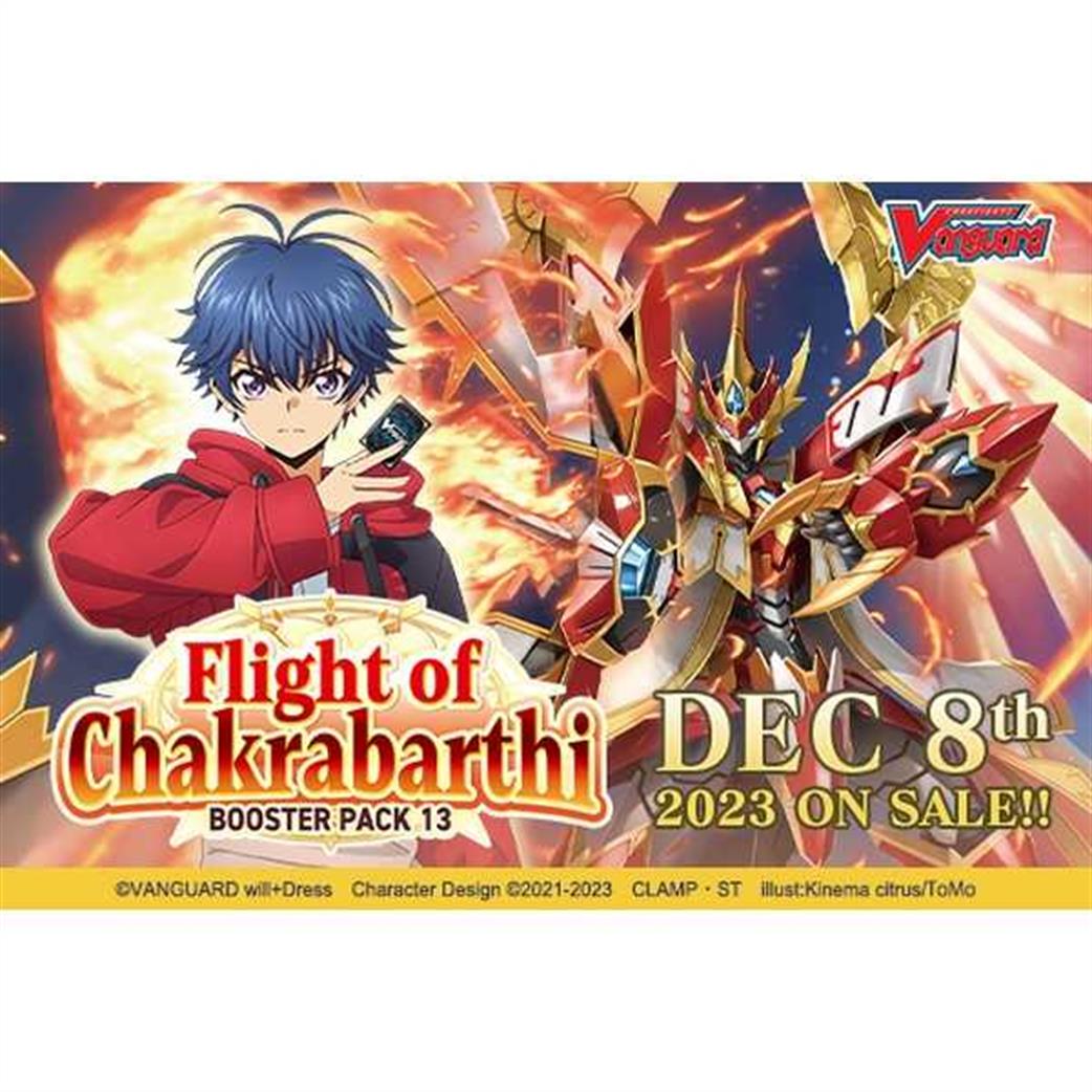 Bushiroad  VGE-D-BT13 CFV willDress Flight of Chakrabarthi Booster