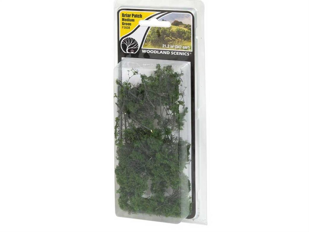 Woodland Scenics  FS638 Medium Green Bush / Bramble Patch