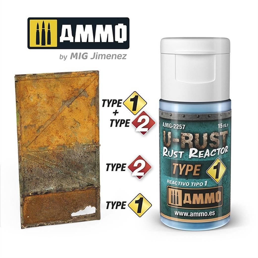 Ammo of Mig Jimenez  A.MIG-2257 U-Rust Rust Reactor Type 1