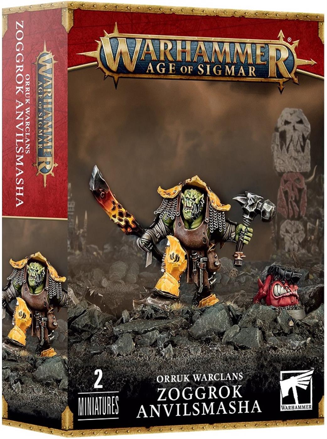 Games Workshop 28mm 89-62 Orruk Warclans Zoggrok Anvilsmasha