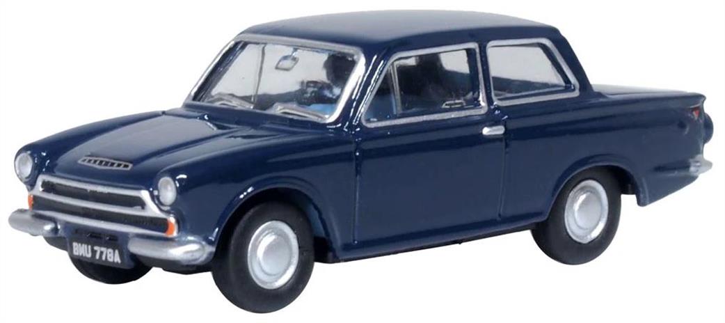 Oxford Diecast 1/76 76COR1010 Ford Cortina MkI Anchor Blue