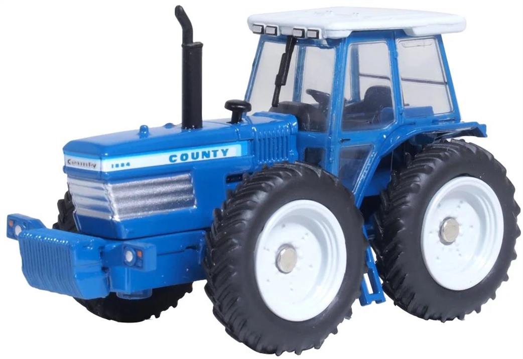 Oxford Diecast 1/76 76FCT001 Blue Ford County Tractor