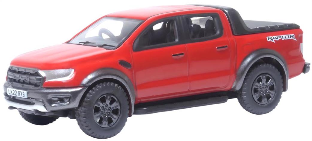 Oxford Diecast 1/76 76FR002 Ford Ranger Raptor Race Red