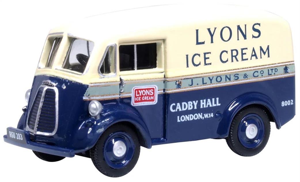 Oxford Diecast 1/76 76MJ013 Morris J Lyons Ice Cream Van