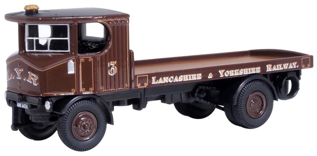 Oxford Diecast 1/76 76SEN003 Lancashire & Yorkshire Sentinel Flatbed