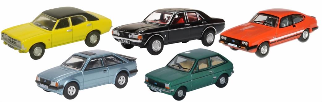 Oxford Diecast 1/76 76SET83 5 Piece Ford Set