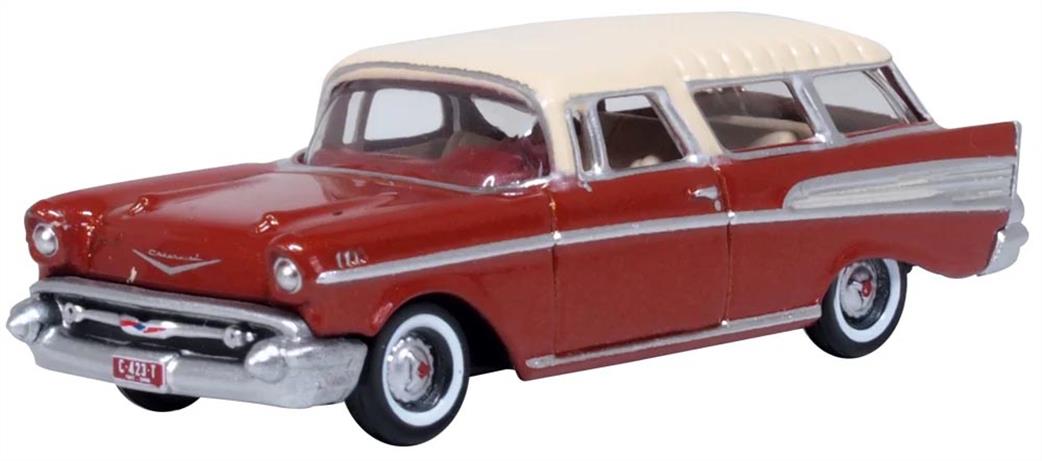 Oxford Diecast 1/87 87CN57008 Chevrolet Nomad 1957 Beige/Sierra Gold