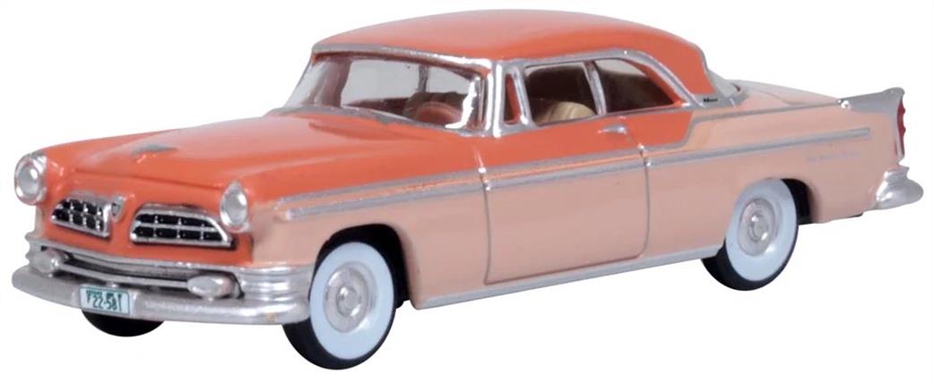 Oxford Diecast 1/87 87CNY55002 1955 Chrysler New Yorker Deluxe Coupe St. Regis Desert Sand/Canyon Tan